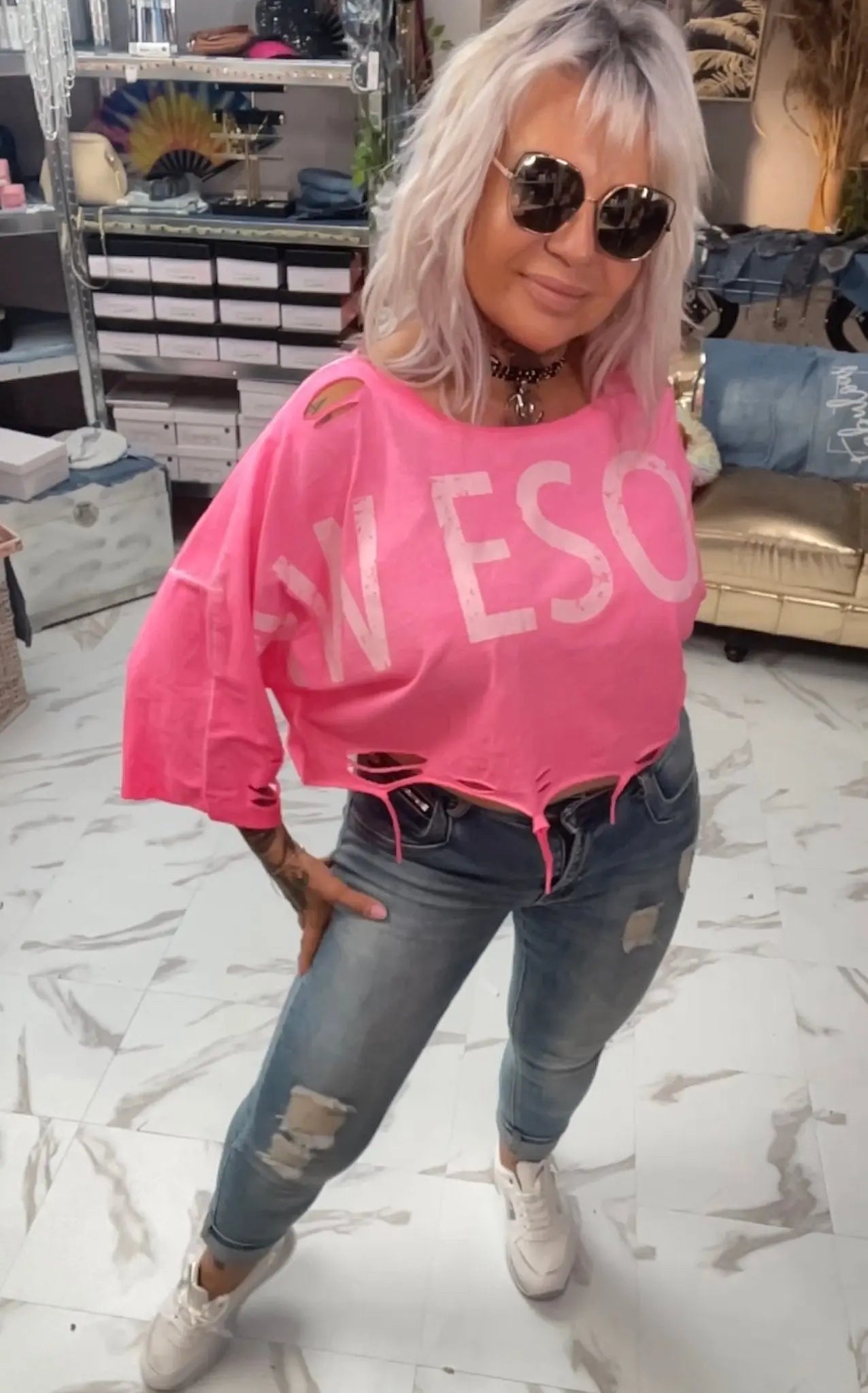 Tee shirt total crunche - L'autre mode
