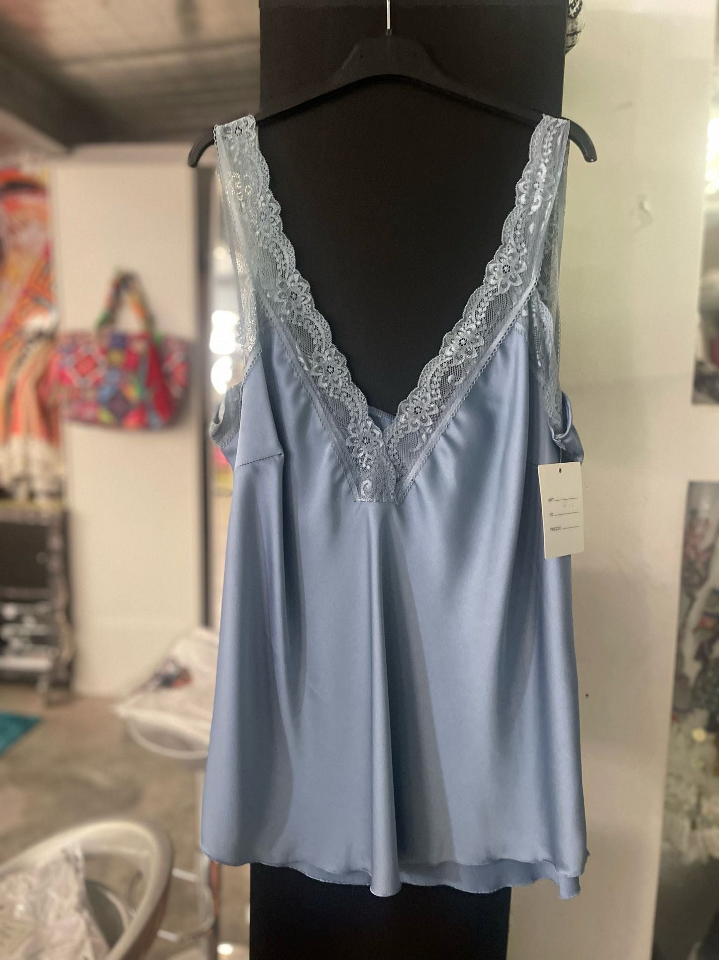 top satiné grande taille(noir réservé) - L'autre mode