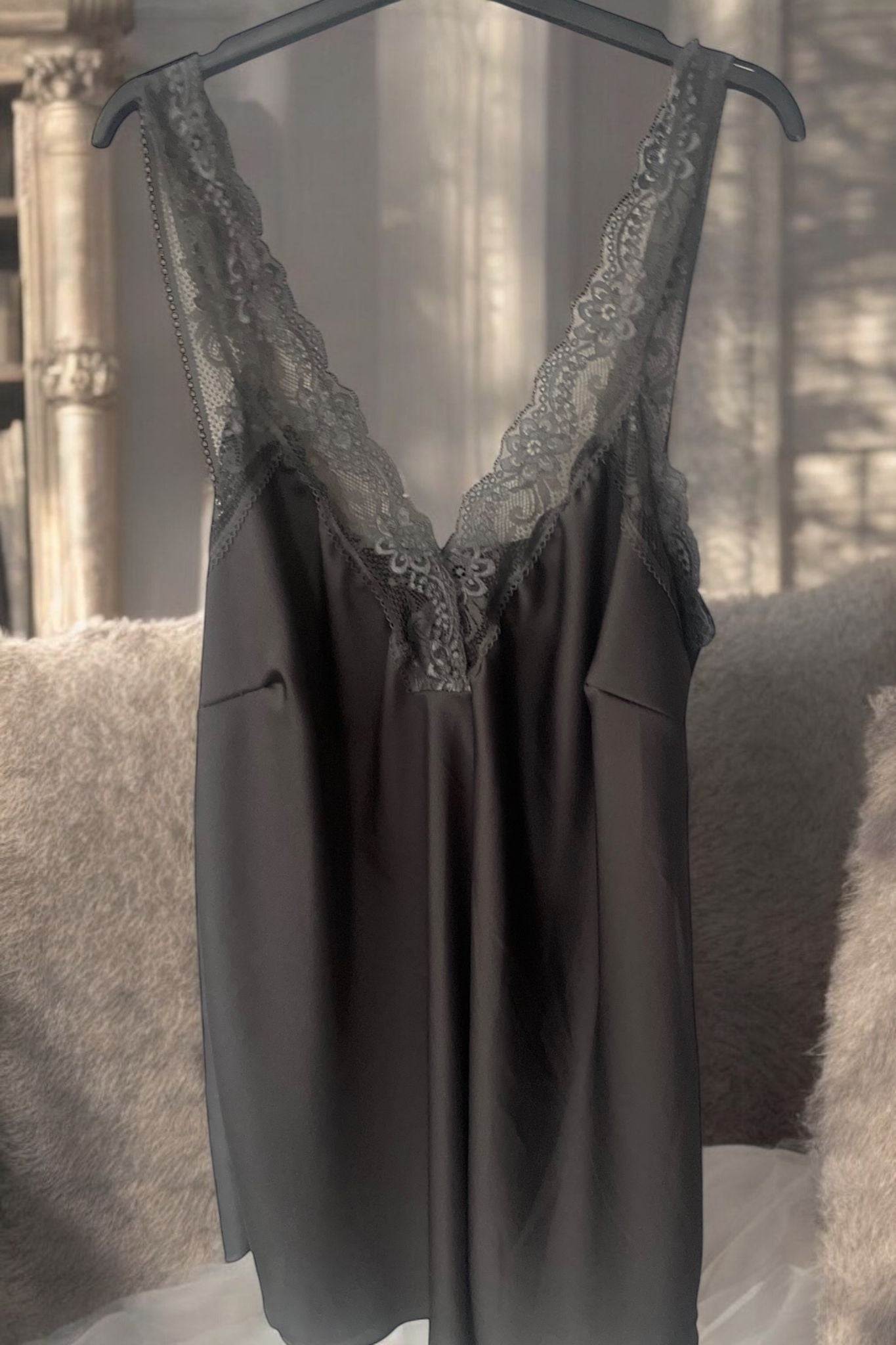 top satiné grande taille(noir réservé) - L'autre mode
