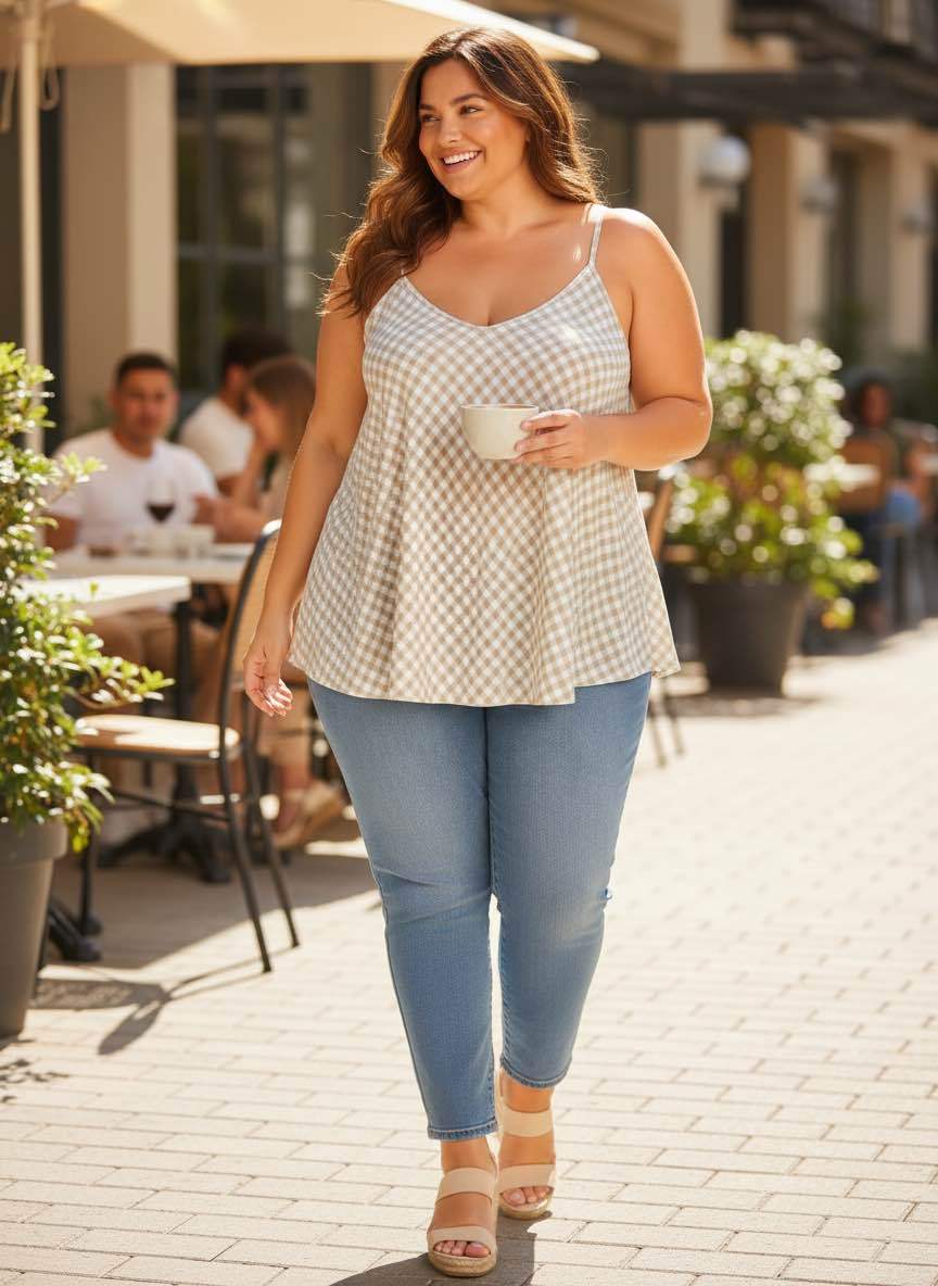 Top vichy - L'autre mode