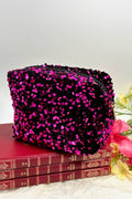 Trousse à maquillage avec sequins - L'autre mode