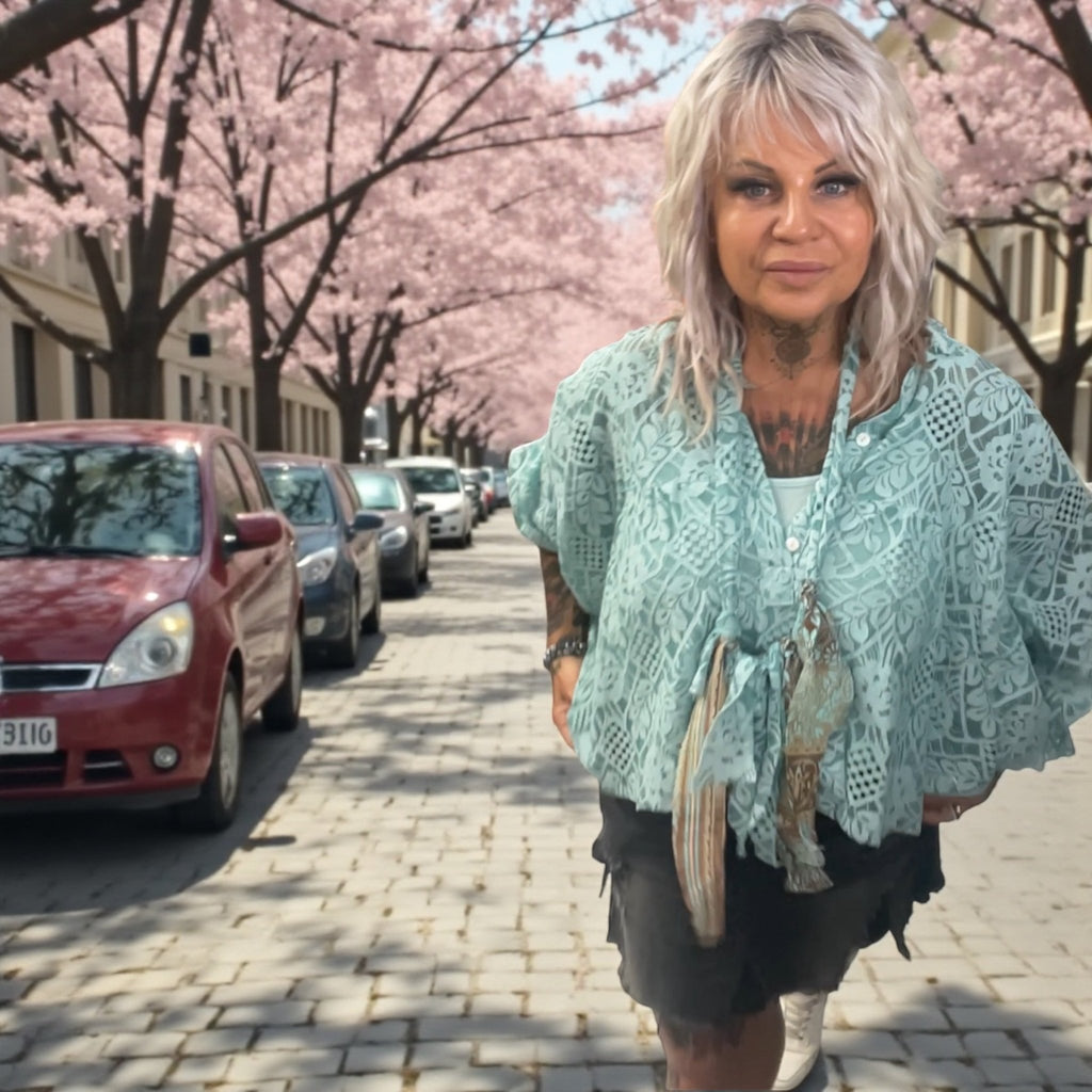 Tunique dentelle ma bohème - L'autre mode