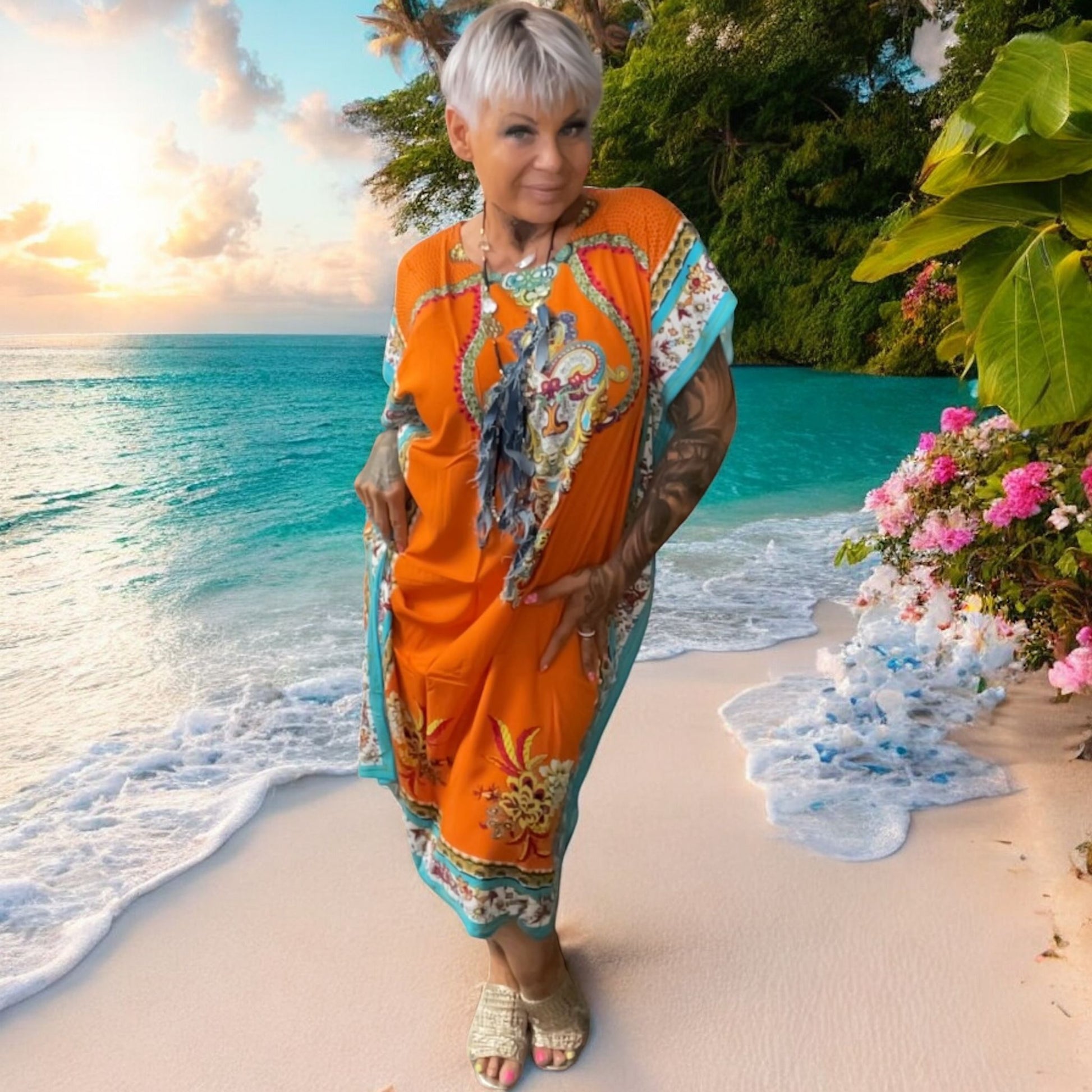 tunique robe courte casablanca - L'autre mode