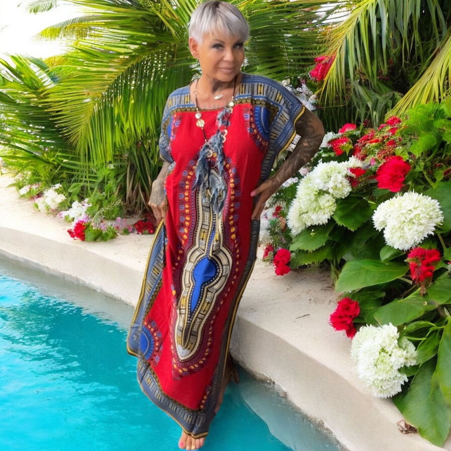 tunique robe longue casablanca - L'autre mode