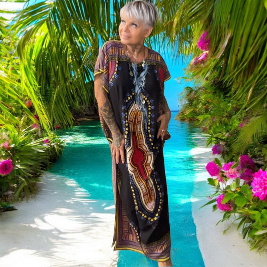 tunique robe longue casablanca - L'autre mode