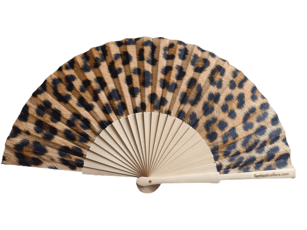 Ventilateur 23 cm à imprimé léopard - L'autre mode