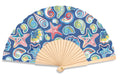 Ventilateur 23 cm à motif de coquillages - L'autre mode