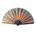 Ventilateur holographique Shimmer XL - paon métallisé - L'autre mode