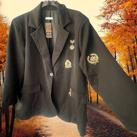 veste blaser collége over - L'autre mode