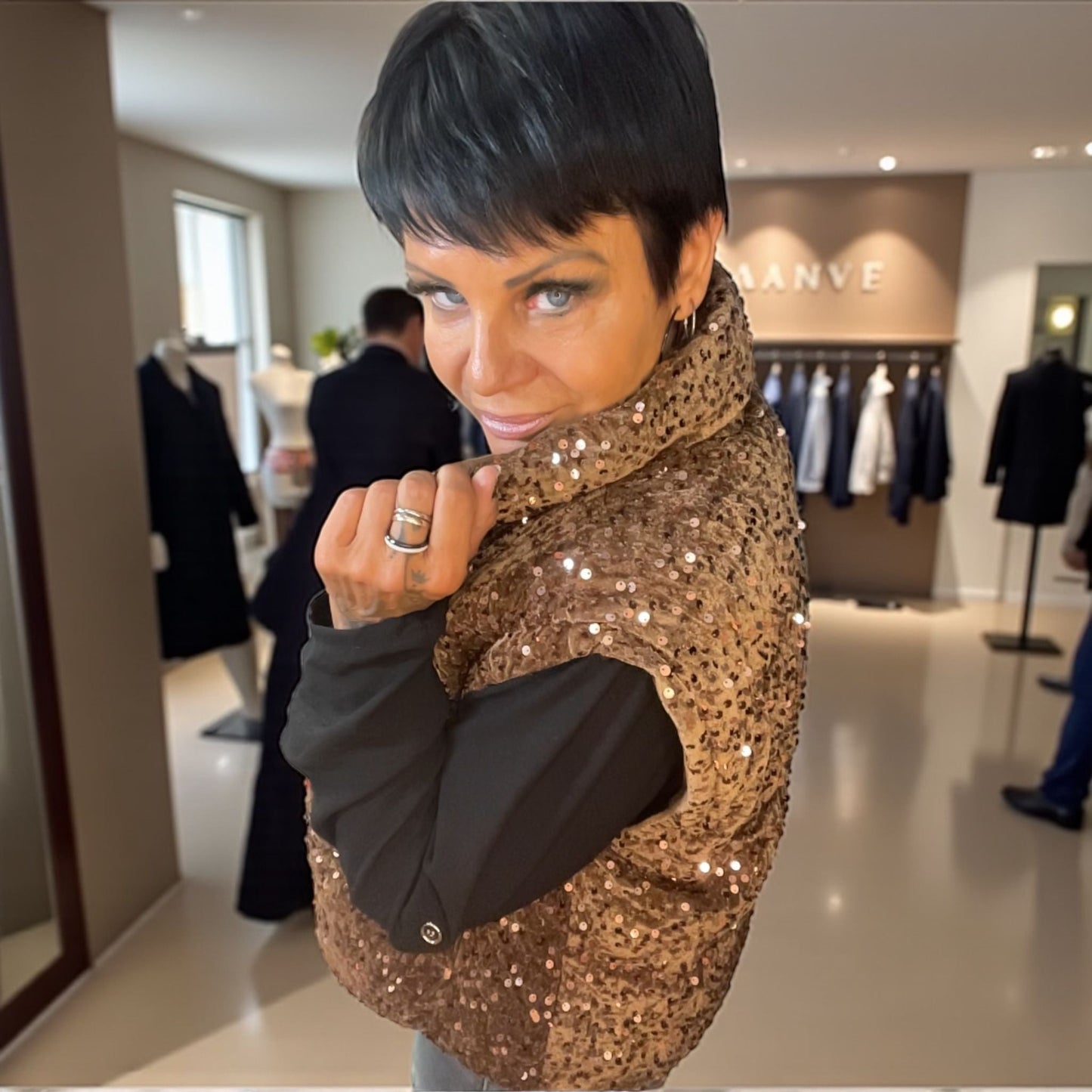 veste bling double effets - L'autre mode