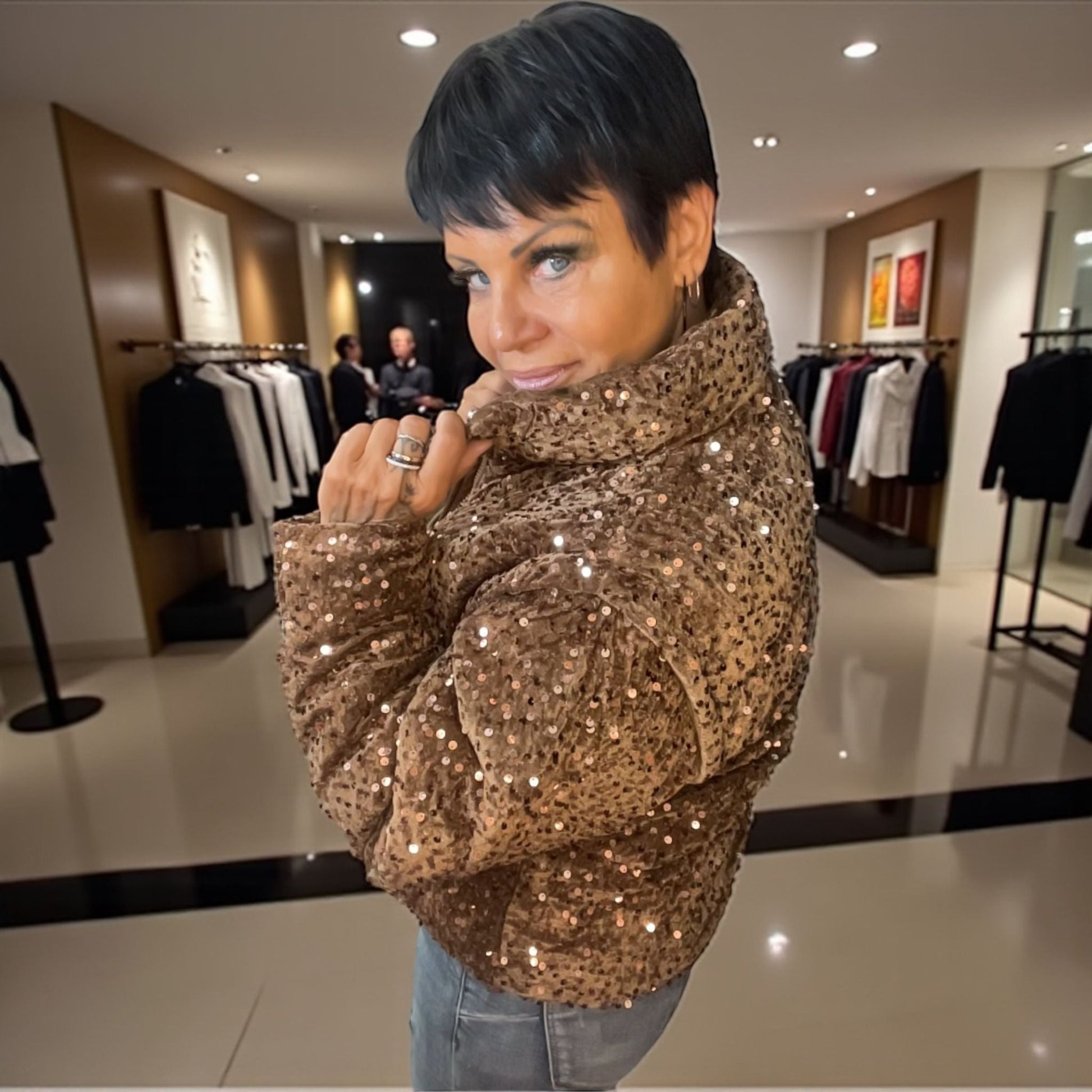 veste bling double effets - L'autre mode