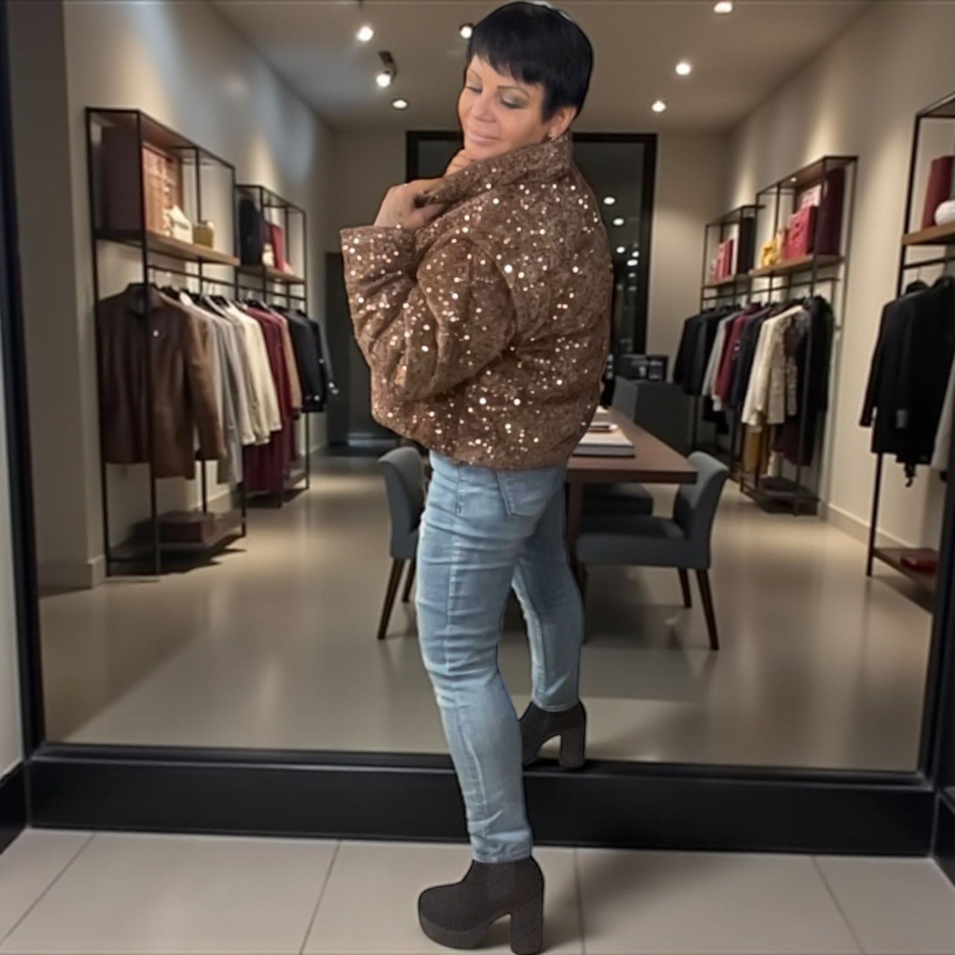 veste bling double effets - L'autre mode