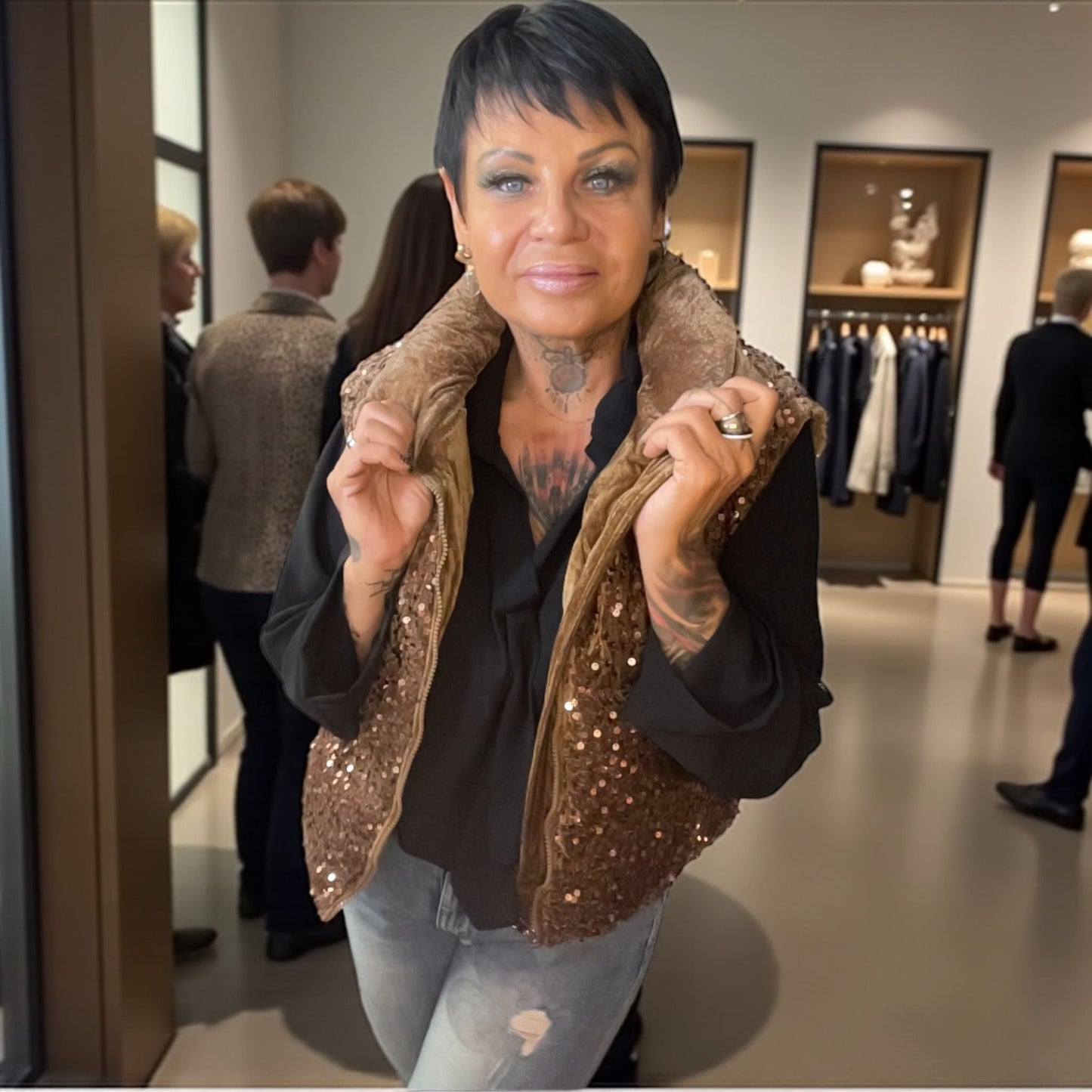 veste bling double effets - L'autre mode