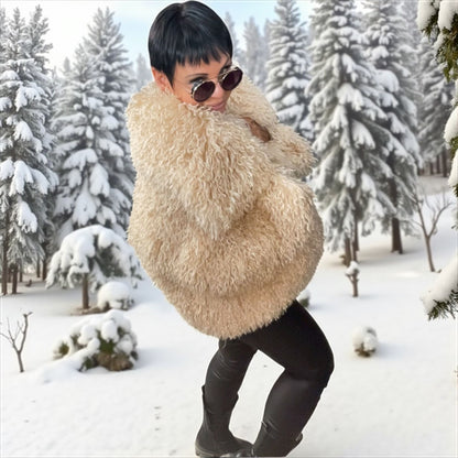 veste bouclettes of winter - L'autre mode