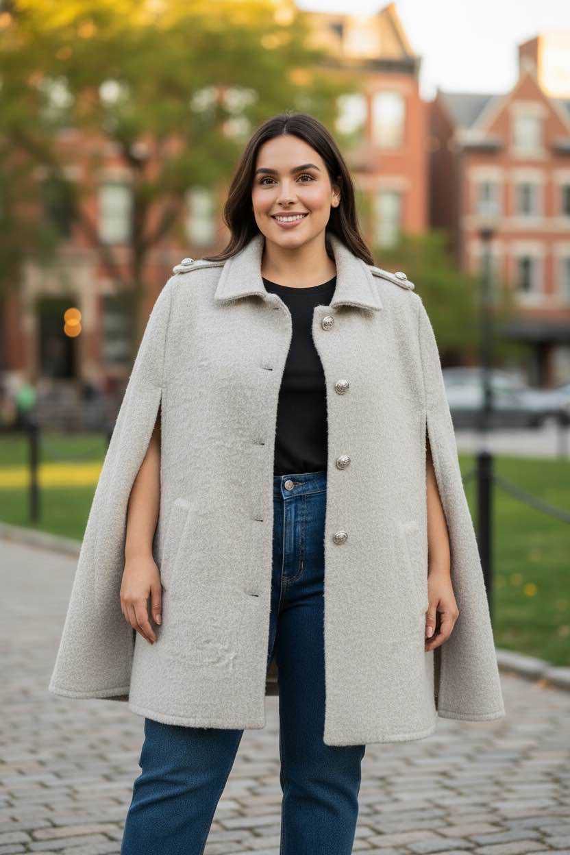 veste cape - L'autre mode