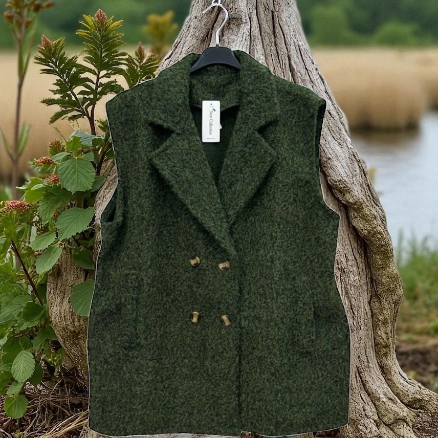veste chaude sans manche - L'autre mode