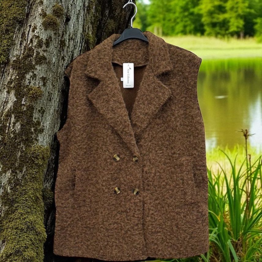 veste chaude sans manche - L'autre mode