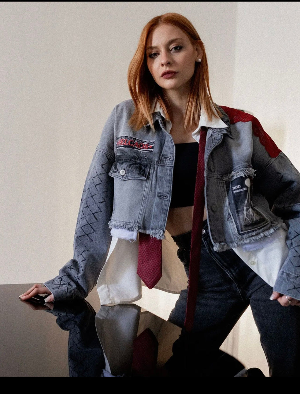 Veste courte placindo - L'autre mode