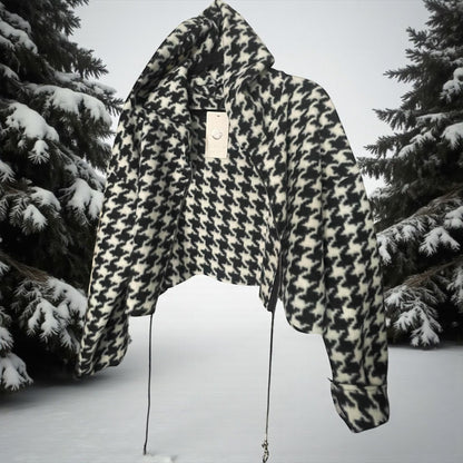 veste courte tirette bijou poulette - L'autre mode