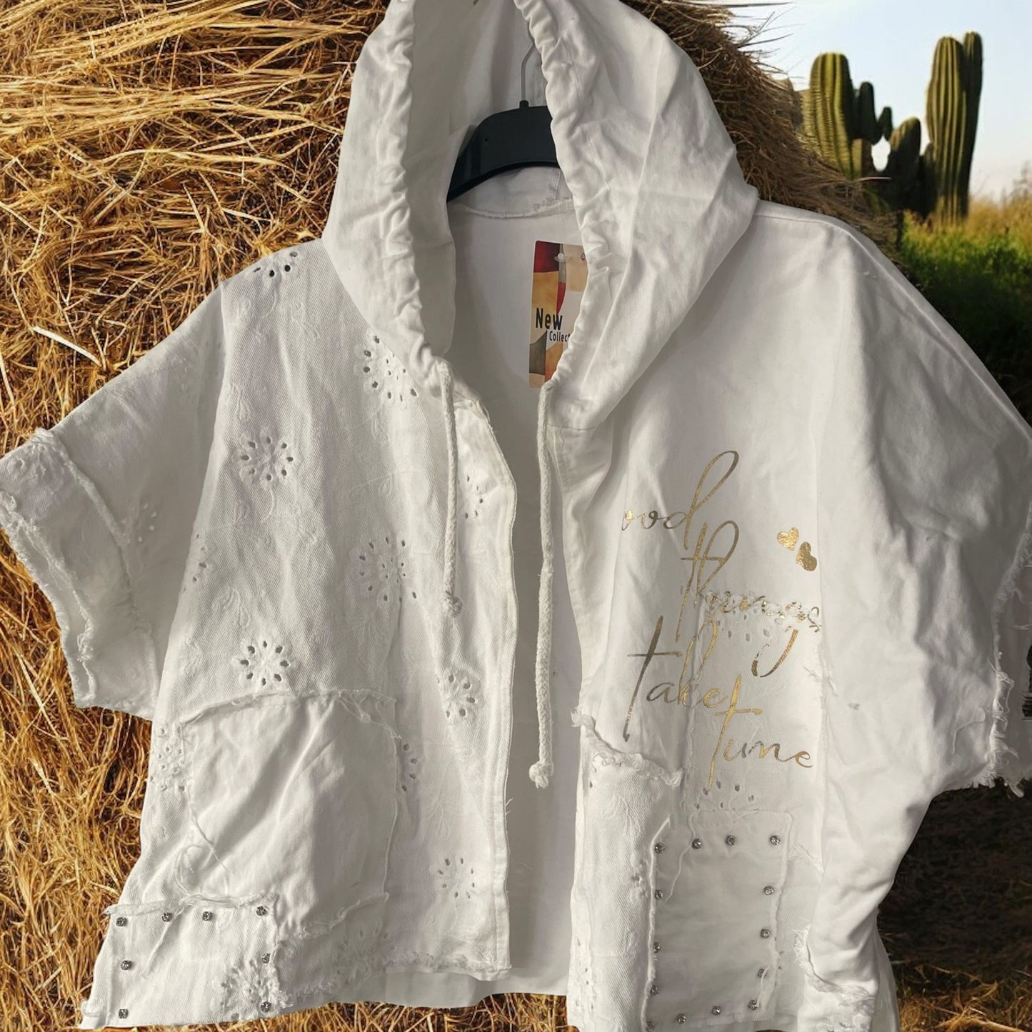 veste crunche capuche - L'autre mode