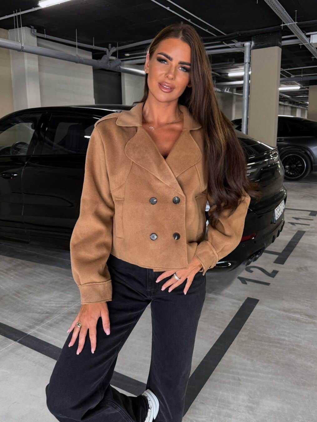 veste effet daim - L'autre mode