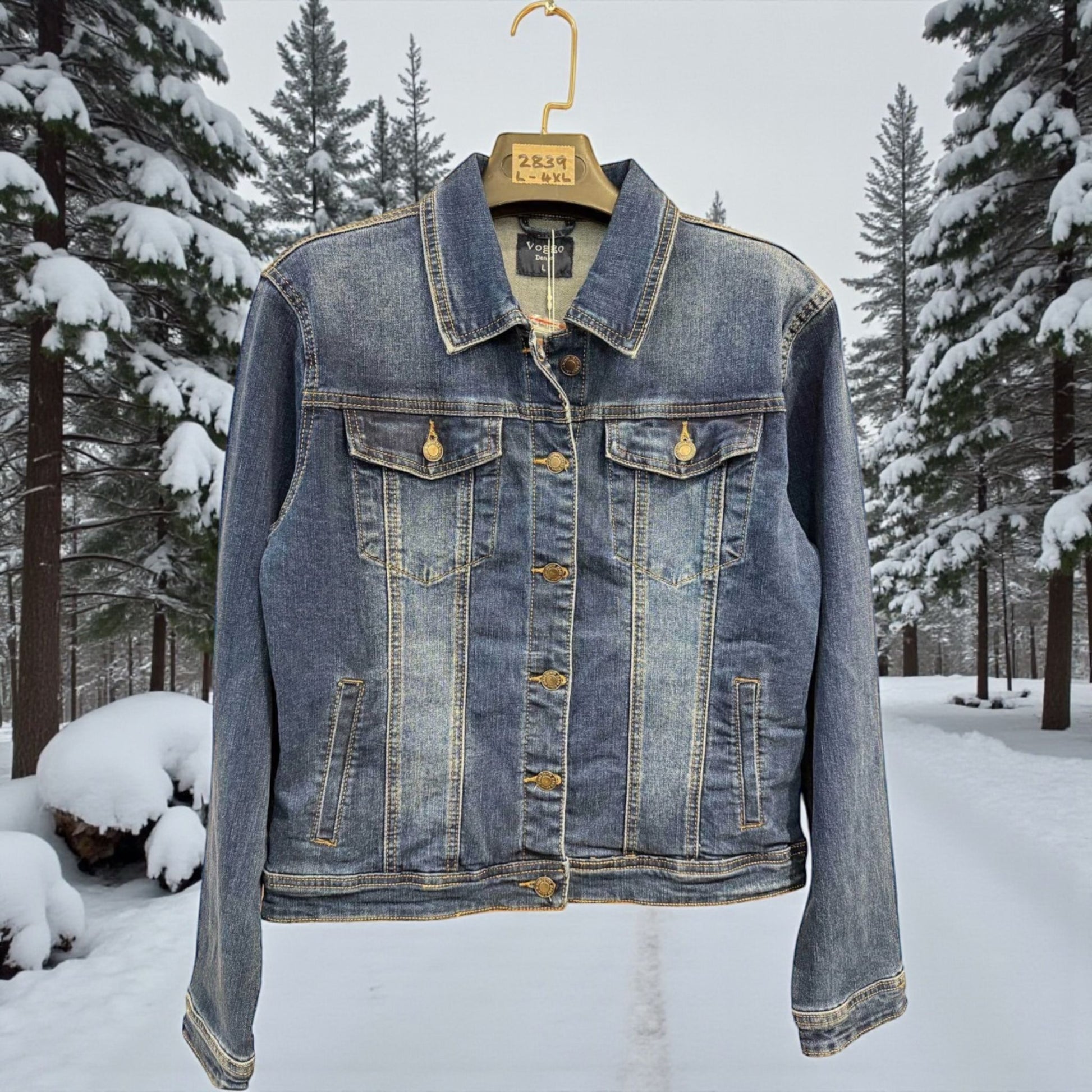 veste jeans simplement toi - L'autre mode