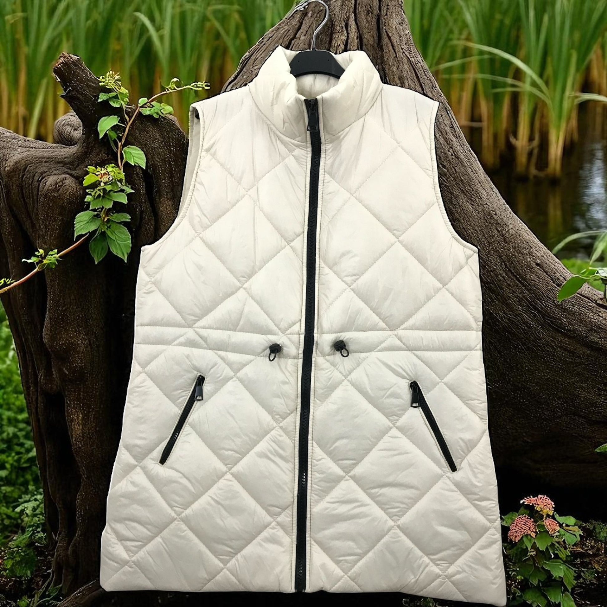 veste matelassée sans manche luxurius - L'autre mode