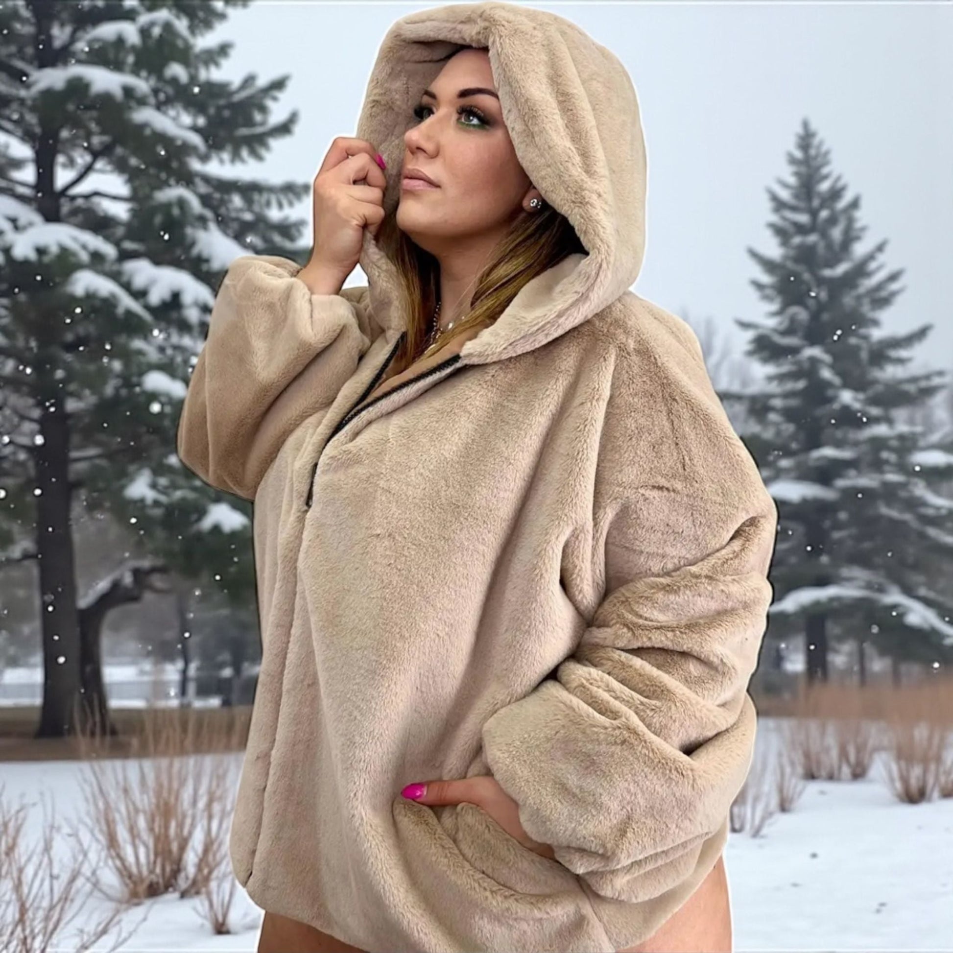 veste nounours capuche - L'autre mode