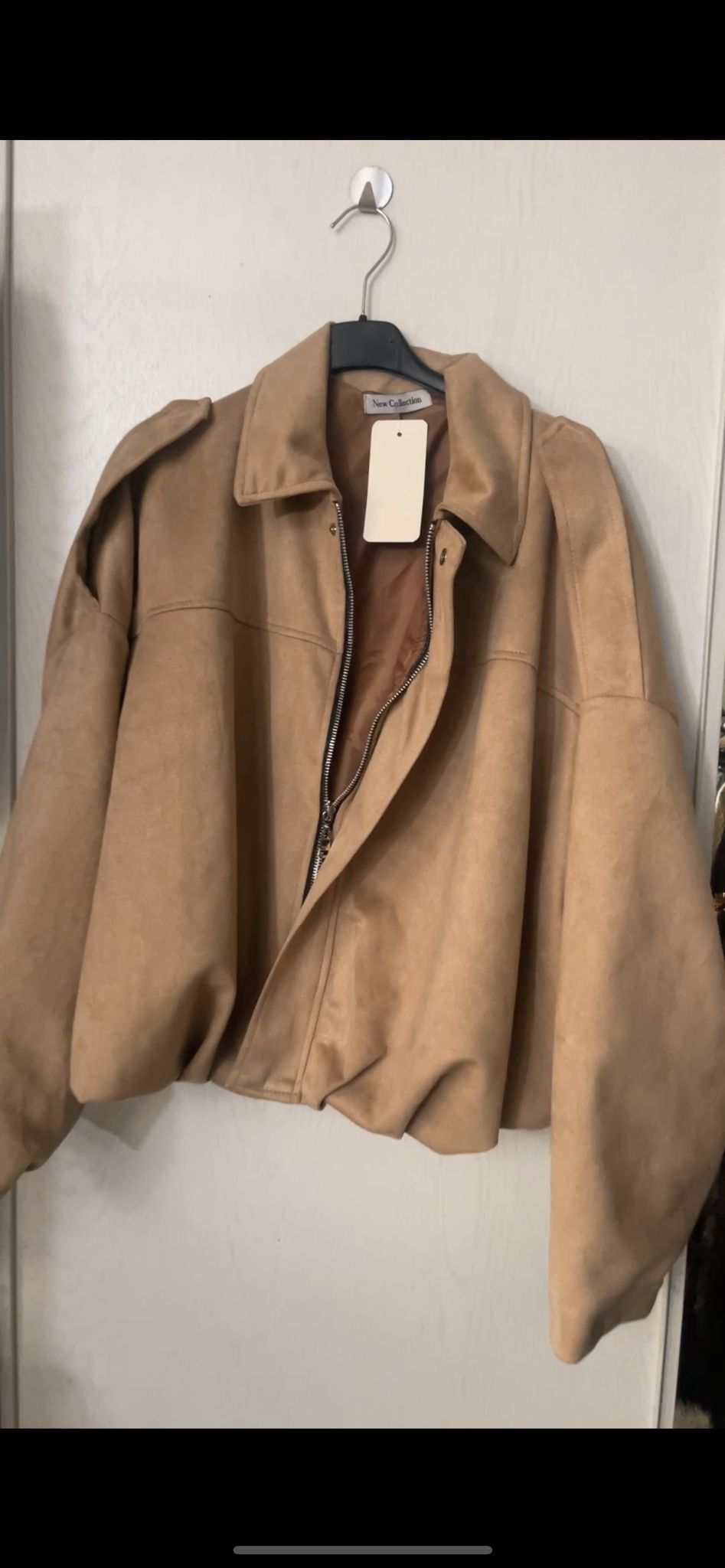 veste oversize suede - L'autre mode