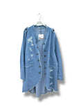 Veste redingote jeans - L'autre mode