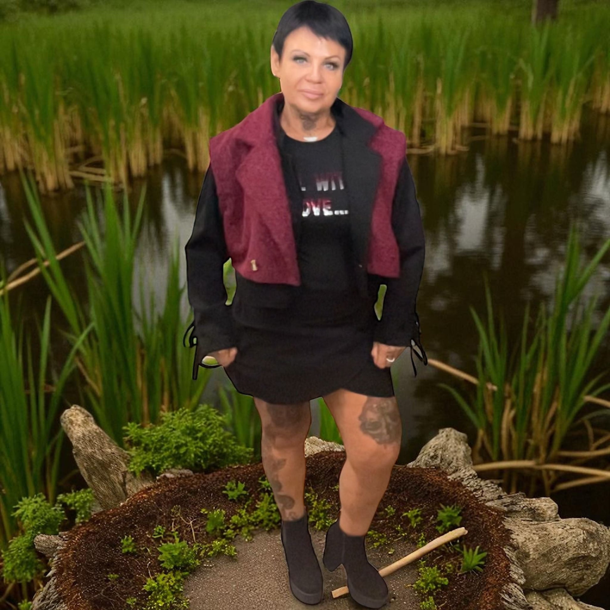 veste sans manche courte et chaude - L'autre mode
