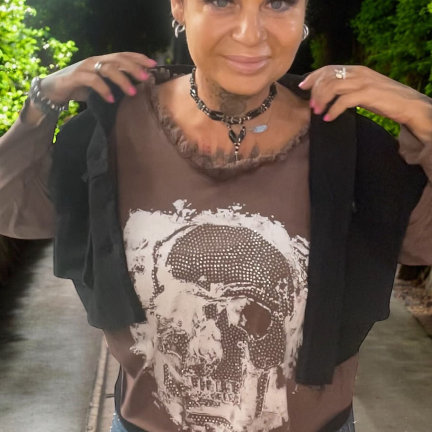 veste sans manche overblack - L'autre mode
