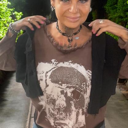 veste sans manche overblack - L'autre mode
