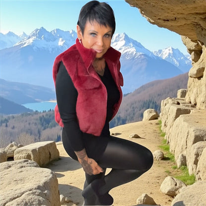 veste sans manche pilou pilou - L'autre mode