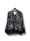 Veste zippée imprimé animal femme - L'autre mode