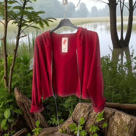 vestegilet tirette sweat courte - L'autre mode